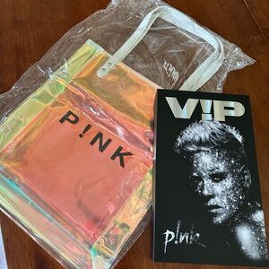 P!nk Trustfall Tour VIP set Exclusive Merchandise from Concert Tote and items